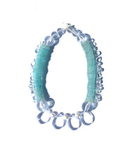 Load image into Gallery viewer, Assana Crystal Quartz and Pearl glow in the dark necklace