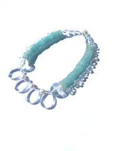Load image into Gallery viewer, Assana Crystal Quartz and Pearl glow in the dark necklace