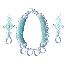 Load image into Gallery viewer, Assana Crystal Quartz and Pearl glow in the dark necklace