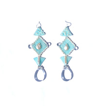 Load image into Gallery viewer, Anansa Quartz and Pearl Glow in the Dark Earring