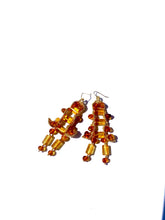 Load image into Gallery viewer, Feyja Goddess Citrine and Amber Earrings