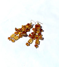 Load image into Gallery viewer, Feyja Goddess Citrine and Amber Earrings