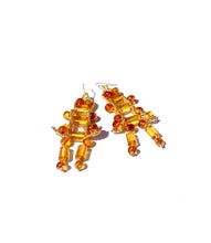Load image into Gallery viewer, Feyja Goddess Citrine and Amber Earrings