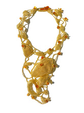 Load image into Gallery viewer, Venus Gold and Amber Necklace