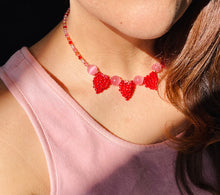 Load image into Gallery viewer, Queen of Hearts Choker Necklace
